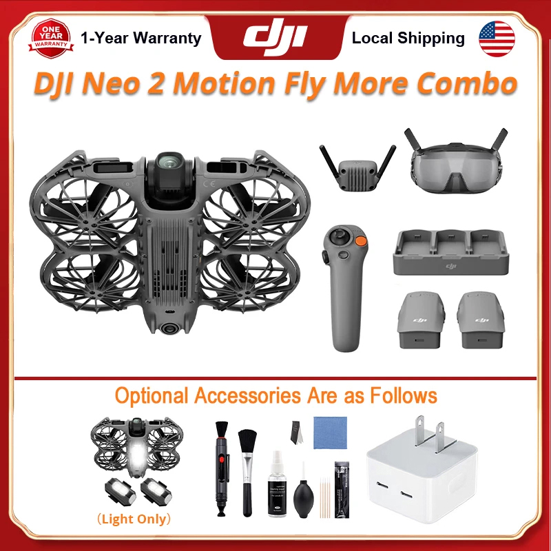 Drone Camera Night Vision - DJI Neo 2 Motion Fly More
