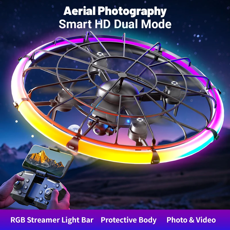 JJRC H145 UFO RC Drone with Du - Drone Camera Case recension och pris