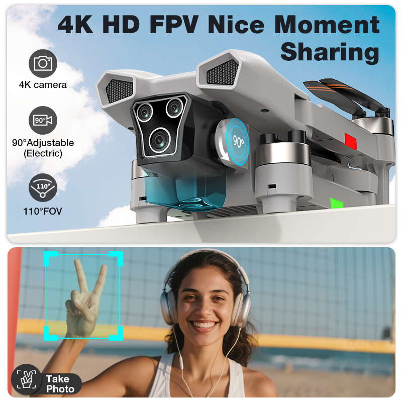 NEW Hot L017 Pro Drone Brushle - Drone Camera Hd recension och pris